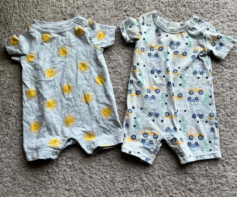 (#11).  First Impressions and Garanimals Baby Romper  3-6 m